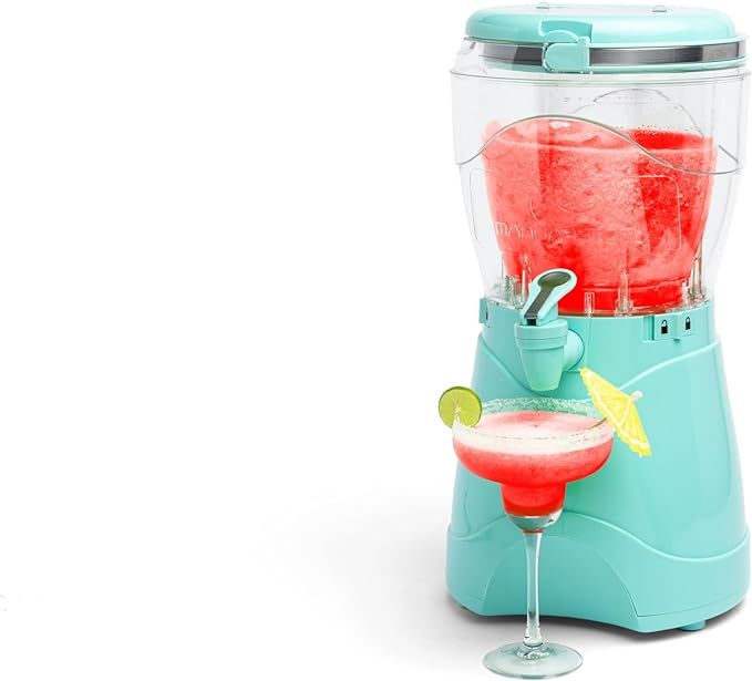 Nostalgia Frozen Drink Maker and Margarita Machine for Home - 128-Ounce Slushy Maker with Stainle... | Amazon (US)