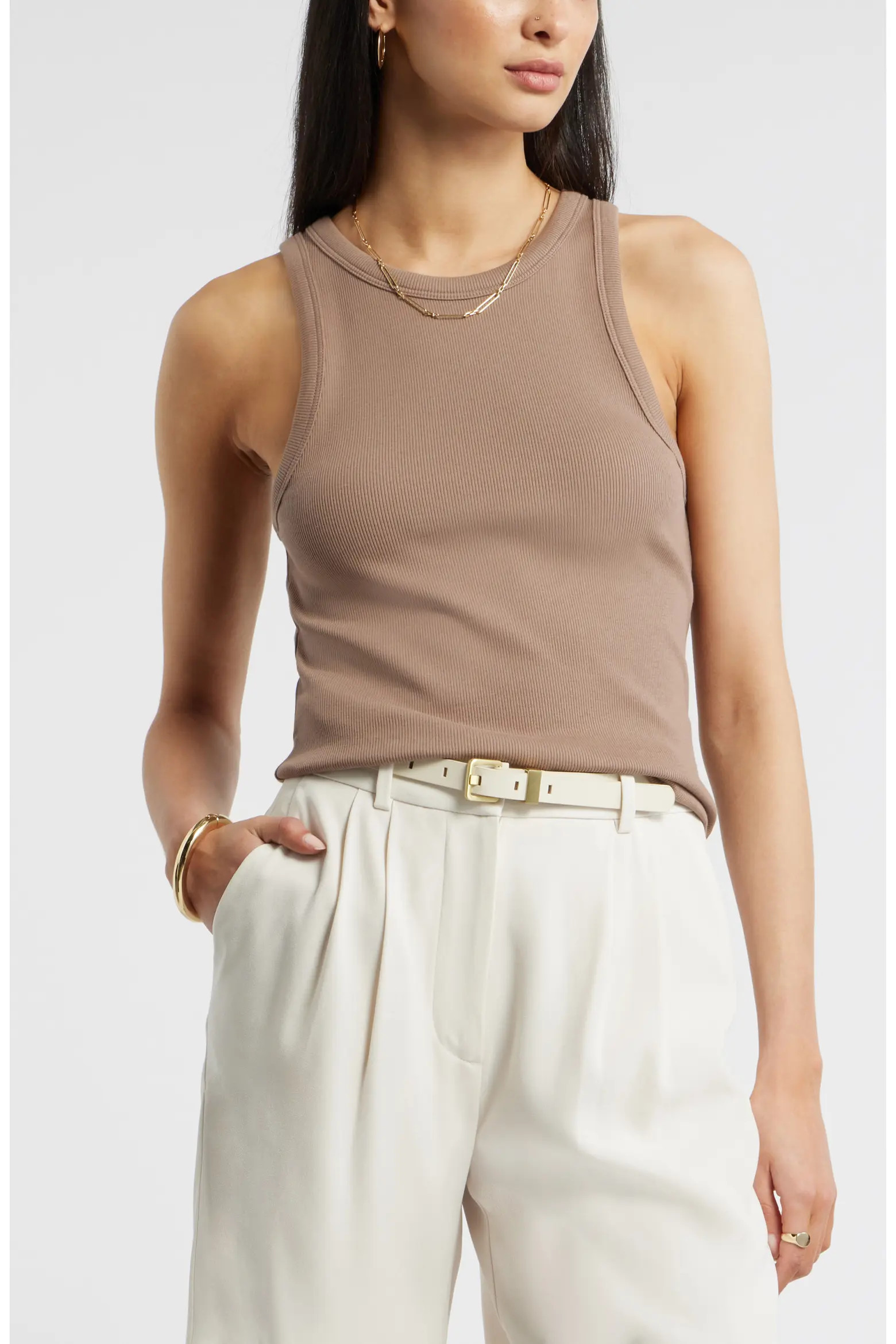 Everyday Cotton Rib Tank (Women) | Nordstrom | Nordstrom