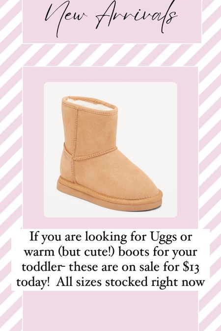 Warm boots for your toddler on sale for $13 today. All sizes in stock!  

#LTKkids #LTKGiftGuide #LTKfindsunder50