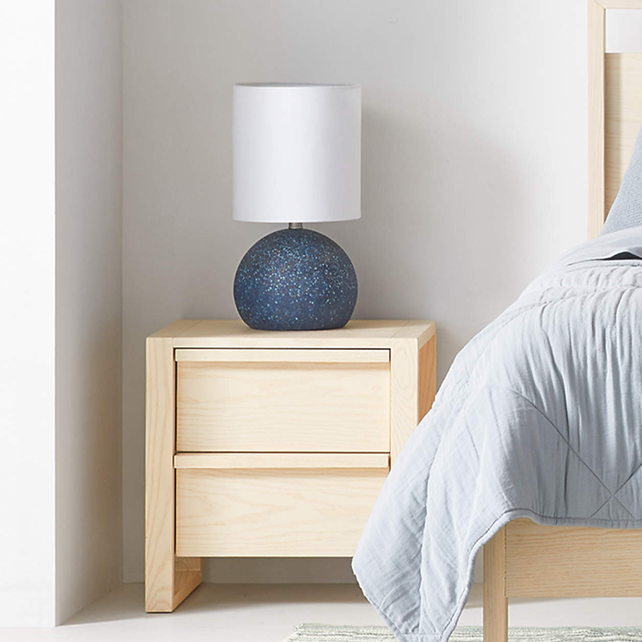 Dark Blue Terrazzo Kids Desk Lamp + Reviews | Crate & Kids | Crate & Barrel