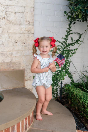 Sparkle Open Back Girl Bubble | The Proper Peony