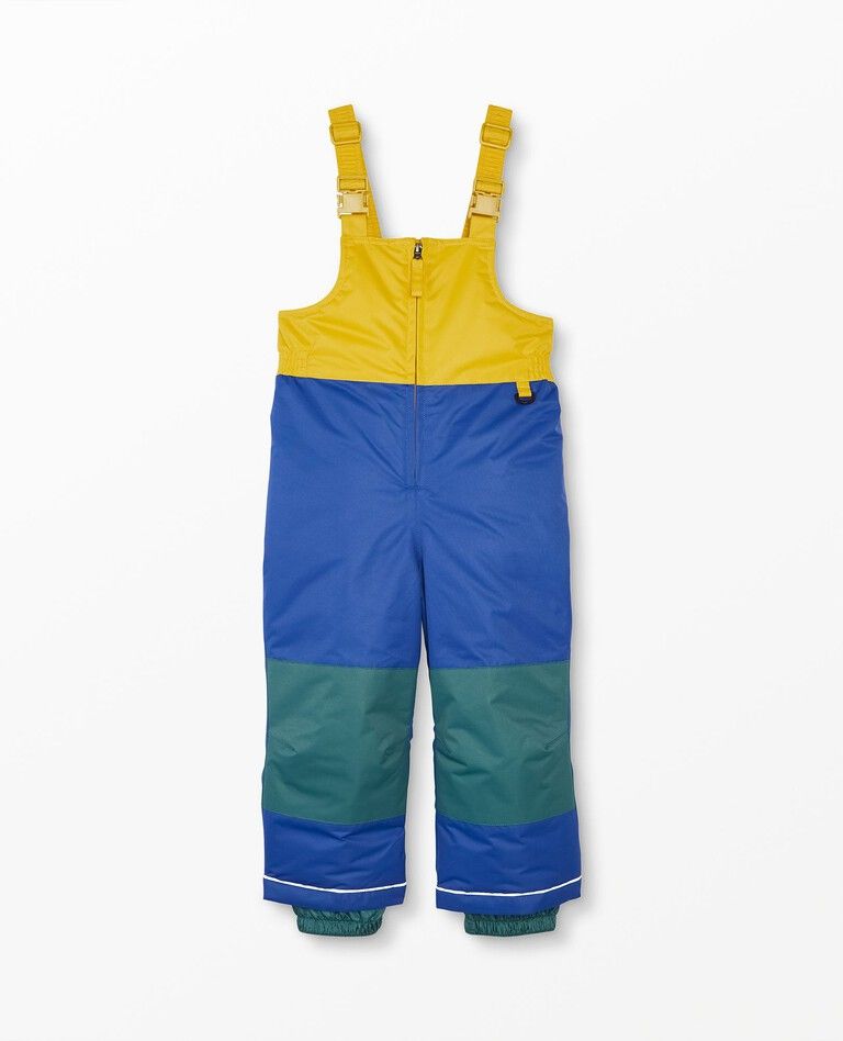 Colorblock Insulated Recycled Snow Overalls | Hanna Andersson
