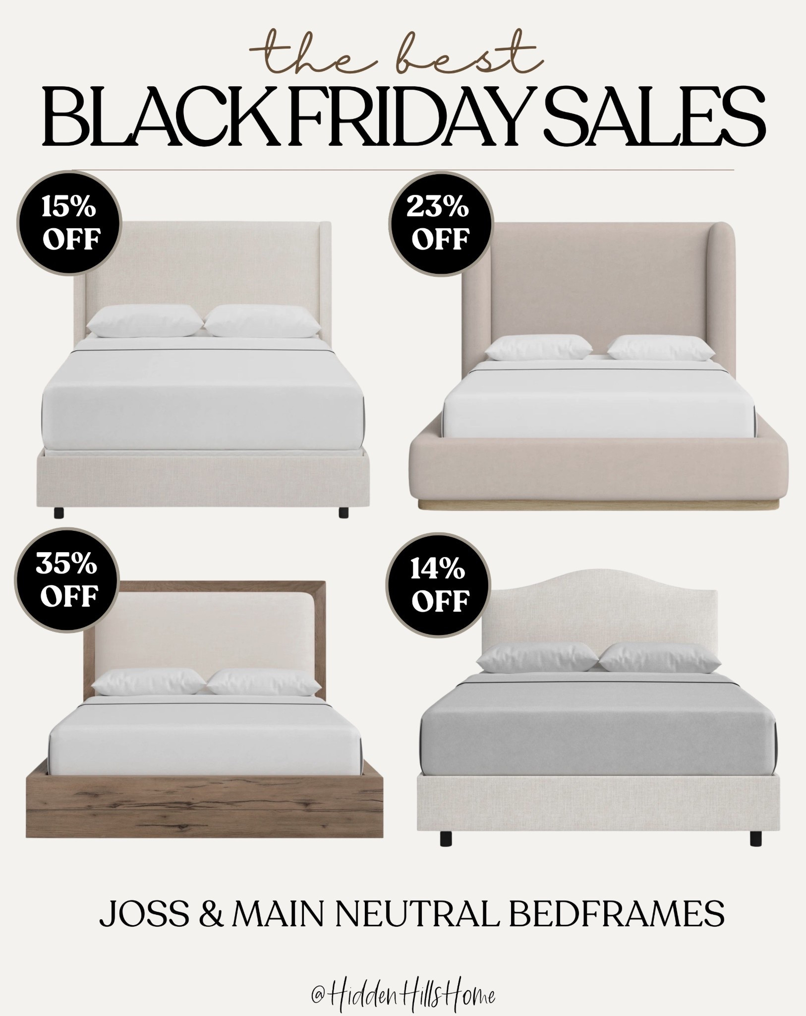 Neutral bed frame black friday sale, staple home decor, neutral bed frame sales #bed 

#LTKCyberWeek #LTKHome #LTKSaleAlert