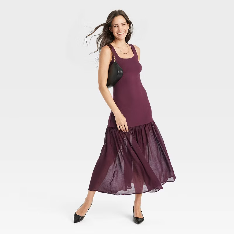 Women's Drop Tier Maxi Dress - A New Day™ | Target