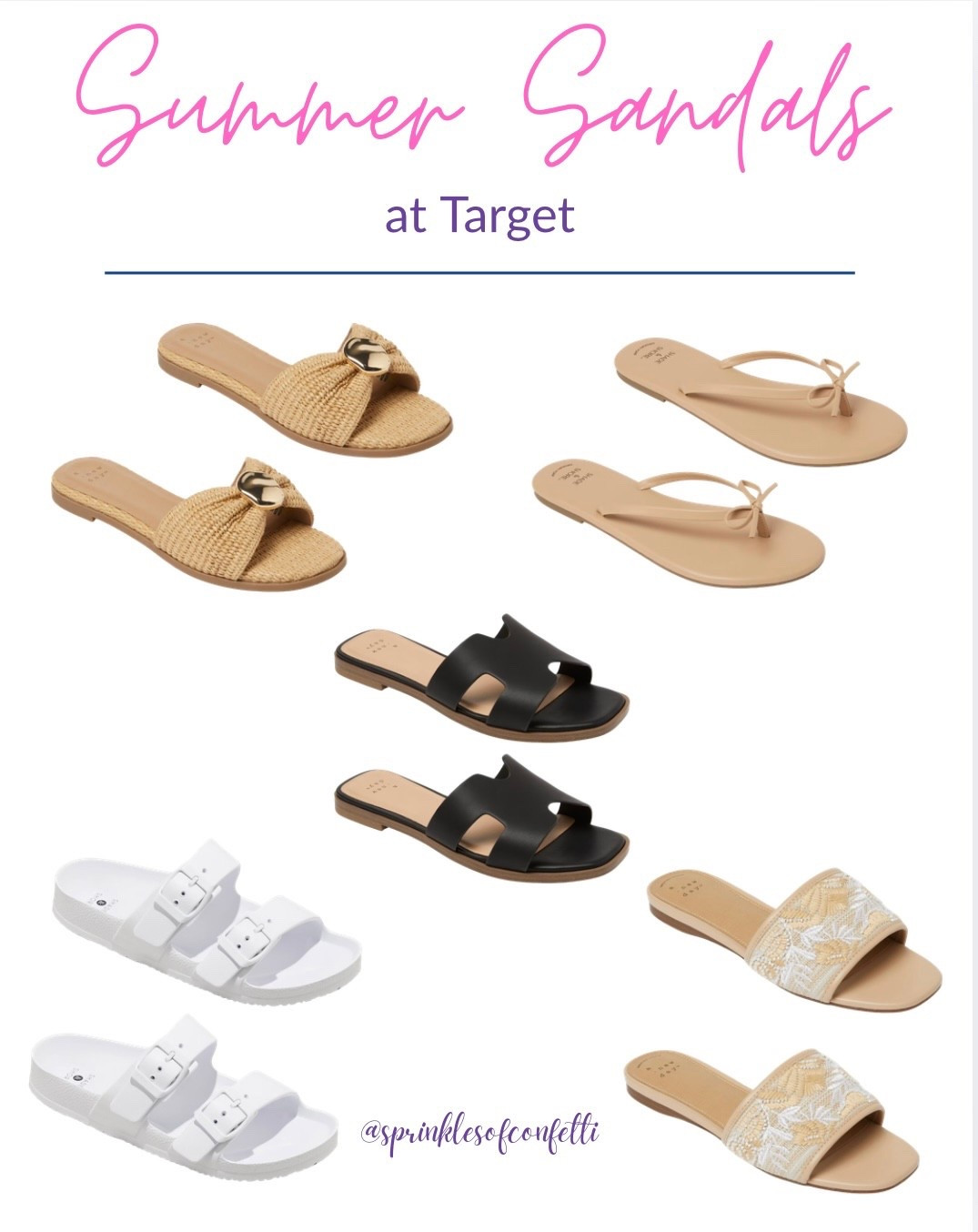 Summer sandals at Target! 

#LTKgrwm #LTKootd #LTKSeasonal