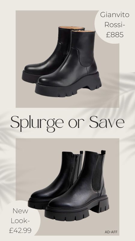 Splurge or Save 🖤
Black chunky boots 🖤

#LTKshoecrush #LTKsalealert #LTKstyletip