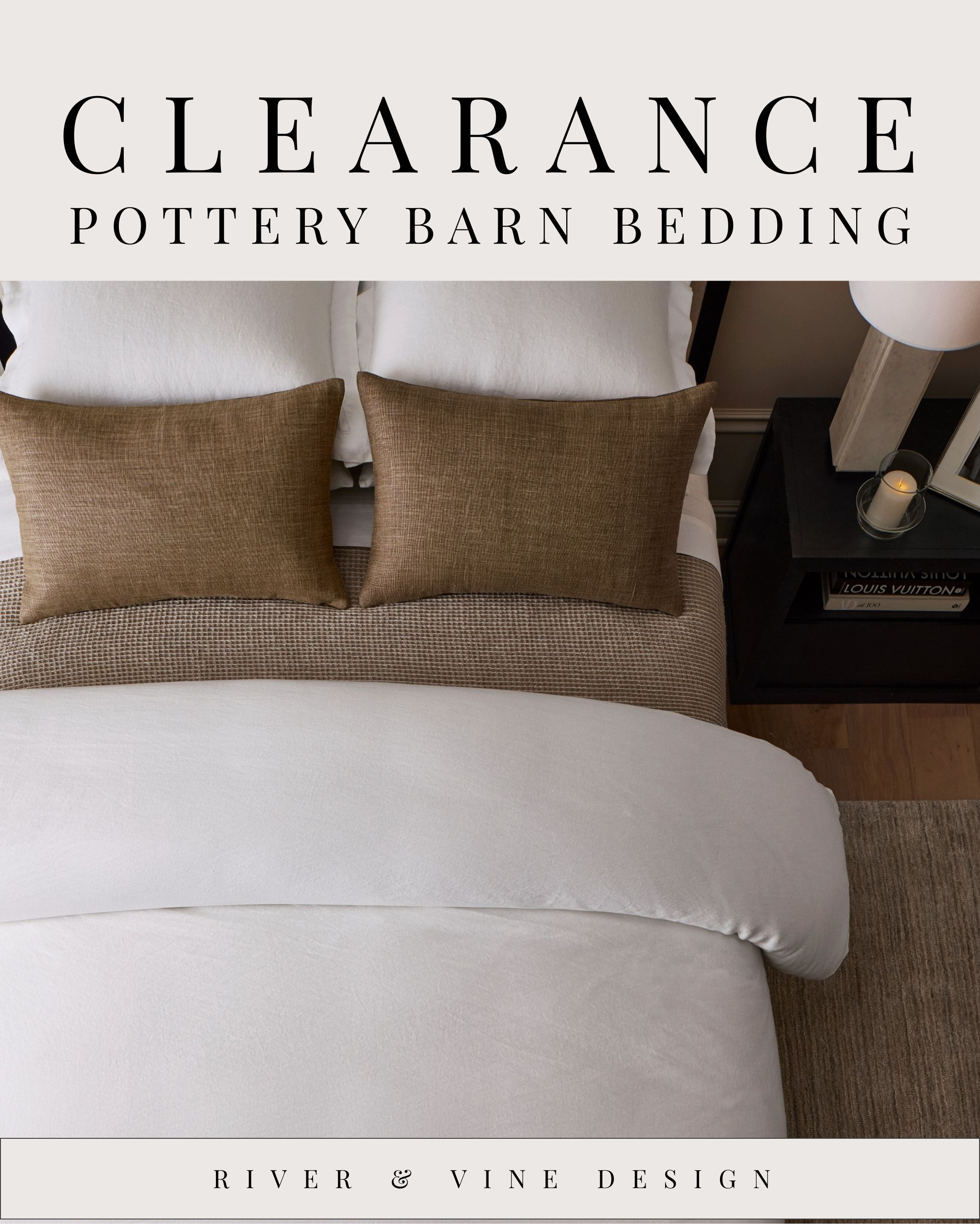 Pottery Barn on clearance is my favorite kind of math 🧮✨

This bedding is proof that you don’t have to sacrifice style for a good deal. Clean, hotel-level crispness on top, warm texture underneath — the kind of combo that makes a bedroom feel instantly pulled together.

Why this works: mixing a smooth, light duvet with a textured layer (like a coverlet or throw) keeps white bedding from feeling flat or boring.

Clearance like this doesn’t last long.
Tap to shop before it disappears 🛏️💨 

 #LTKHome