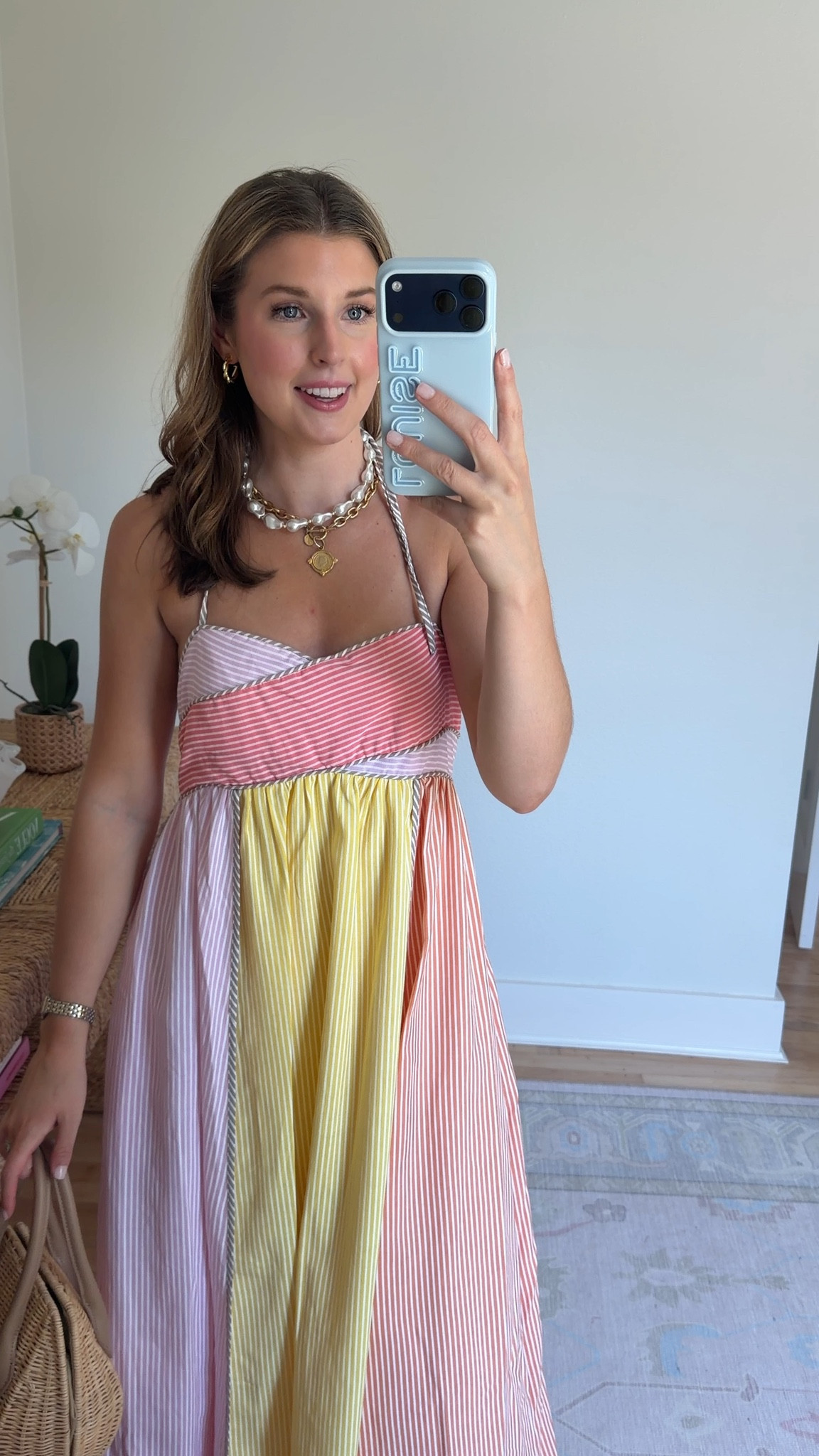Colorful maxi dress! Wearing a S, runs big!