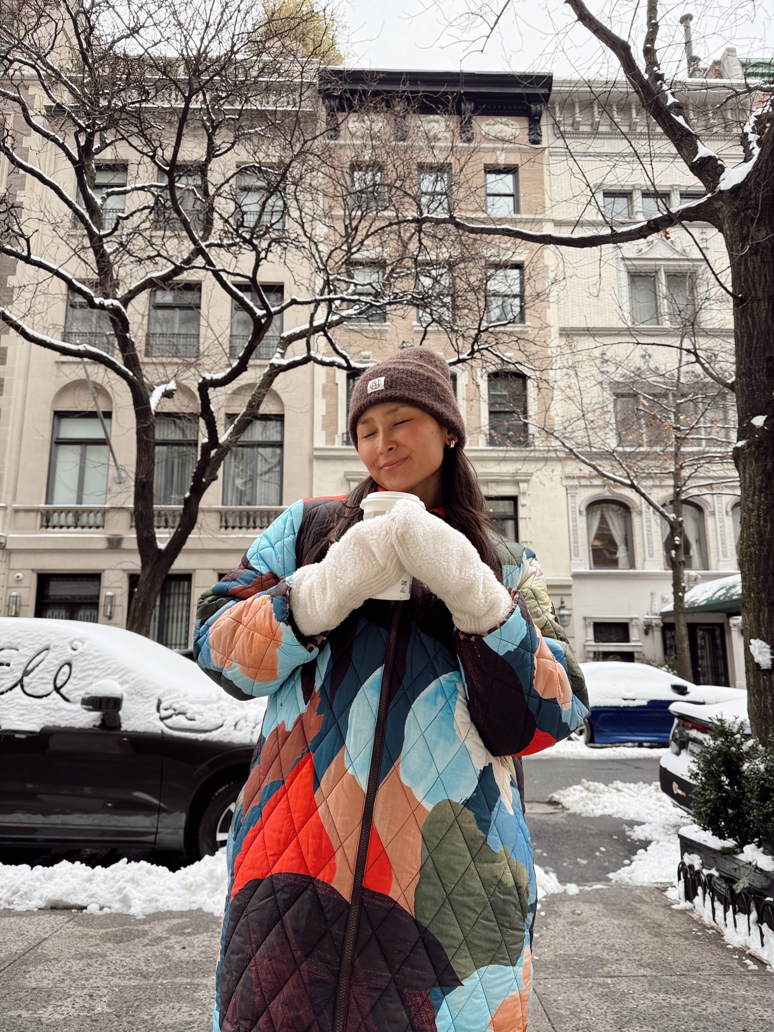 Snowy nyc 

#LTKSeasonal #LTKootd