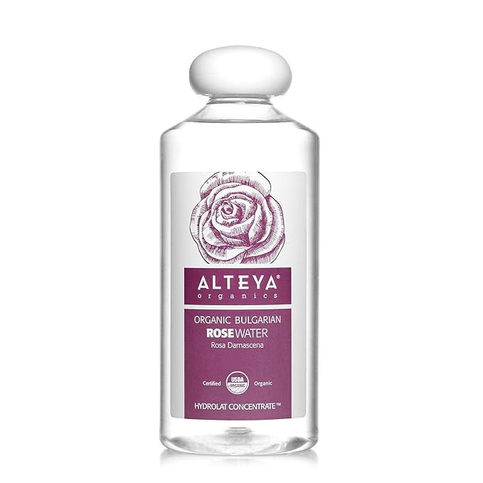 Alteya Organics Rose Water USDA Certified Organic Facial Toner, 17 Fl Oz/500mL Pure Bulgarian Ros... | Amazon (US)