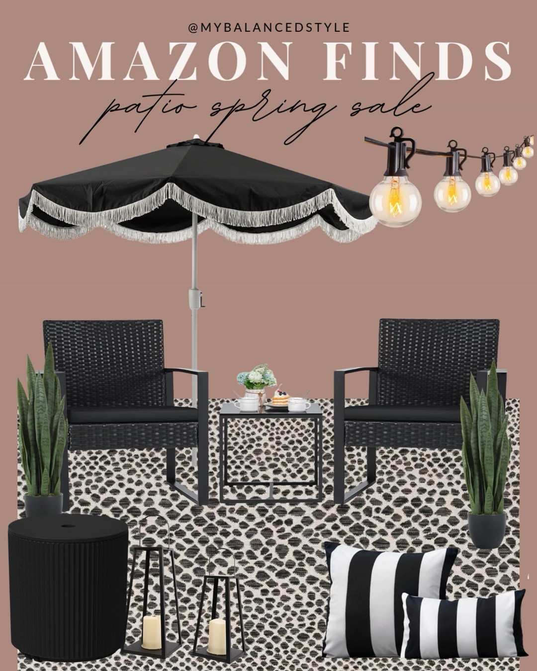 Amazon spring deals outdoor patio

outdoor patio furniture setup
summer backyard entertaining
patio string lights ambiance
outdoor dining table styling
backyard lounge seating ideas
poolside patio decor inspo
outdoor bar cart setup
patio umbrella shade ideas
cozy outdoor living space

#LTKSeasonal #LTKHome #LTKSaleAlert