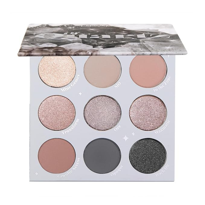 ColourPop Of Quartz Eyeshadow Palette - Neutral Taupe Palette with Metallic and Matte Finishes - ... | Amazon (US)
