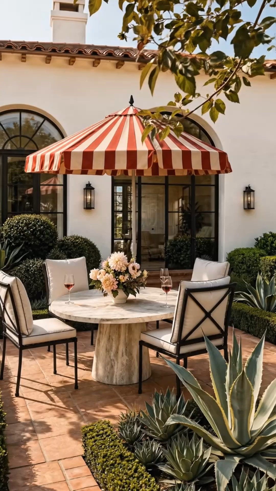 Sunset on the patio. ✨

There’s something about this warm striped umbrella that instantly puts me in the mood for outdoor entertaining. The rich, sun-washed color feels especially good in the late-afternoon light, and I love how it pairs with the sculptural stone dining table.

The elegant X-back dining chairs keep the setting classic and refined, while the black piping gives the soft ivory cushions just enough definition. Add a few glasses of rosé, flowers on the table, and that golden sunset glow, and the backyard feels ready for a long, relaxed evening outside.

With the Labor Day Sale happening now, it’s a great time to shop outdoor dining pieces and entertaining essentials that can carry the patio well into fall gathering season.

#OutdoorDining #OutdoorDiningTable #OutdoorDiningChairs #PatioUmbrella #StripedUmbrella #PatioDesign #BackyardDesign #OutdoorEntertaining #EntertainingEssentials #StoneDiningTable #XBackChair #SunsetPatio #PatioStyle #OutdoorLiving #LaborDaySale

#LTKHome #LTKSaleAlert #LTKHome #LTKdayinmylife #LTKSaleAlert #LTKdayinmylife #LTKHome #LTKSaleAlert

#LTKdayinmylife #LTKHome #LTKSaleAlert