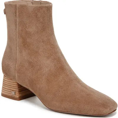 Sam Edelman Paige Bootie in Almond Taupe at Nordstrom, Size 8 | Nordstrom