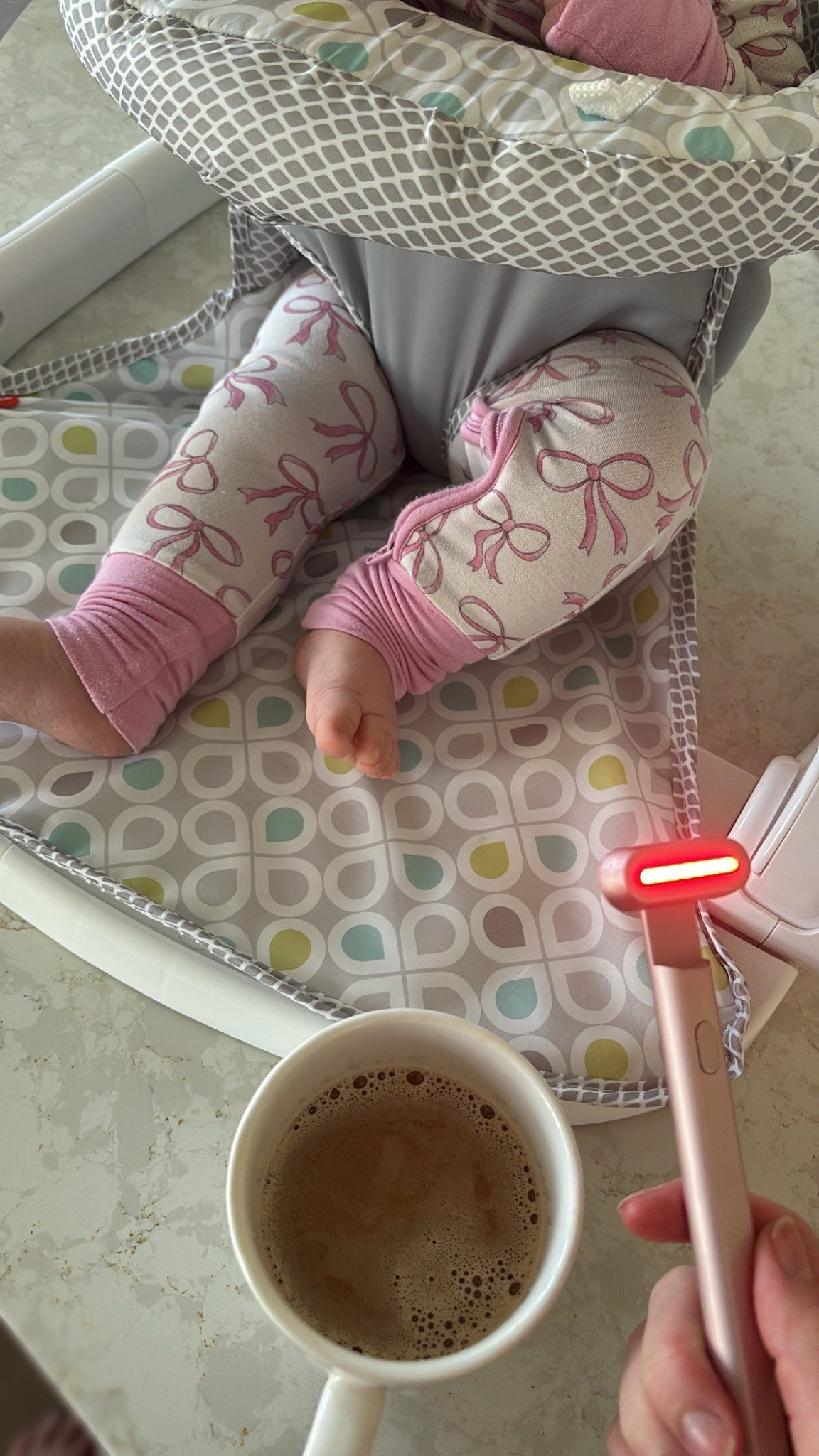Saturday morning things 🤍☕️🎀

Red light therapy | baby pjs | pajamas

#LTKBaby #LTKBeauty #LTKSaleAlert