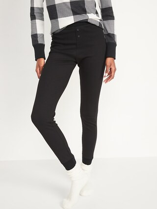 Matching Printed Thermal-Knit Pajama Leggings for Women | Old Navy (US)