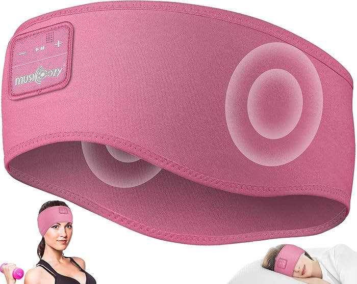 MUSICOZY Sleep Headphones Headband Bluetooth 5.4 Wireless Headband Headphones for Sleeping for Si... | Amazon (US)