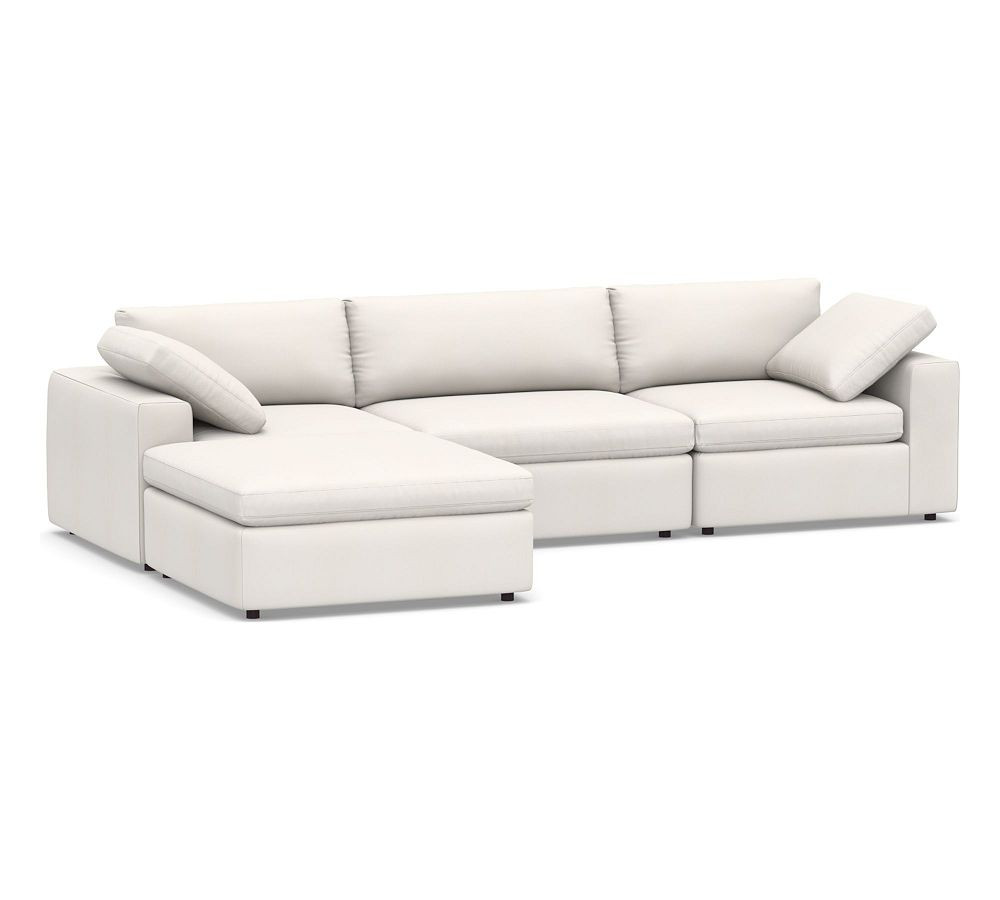 Dream Wide Arm Modular Chaise Sectional - Storage Available (129"&ndash;172") | Pottery Barn (US)