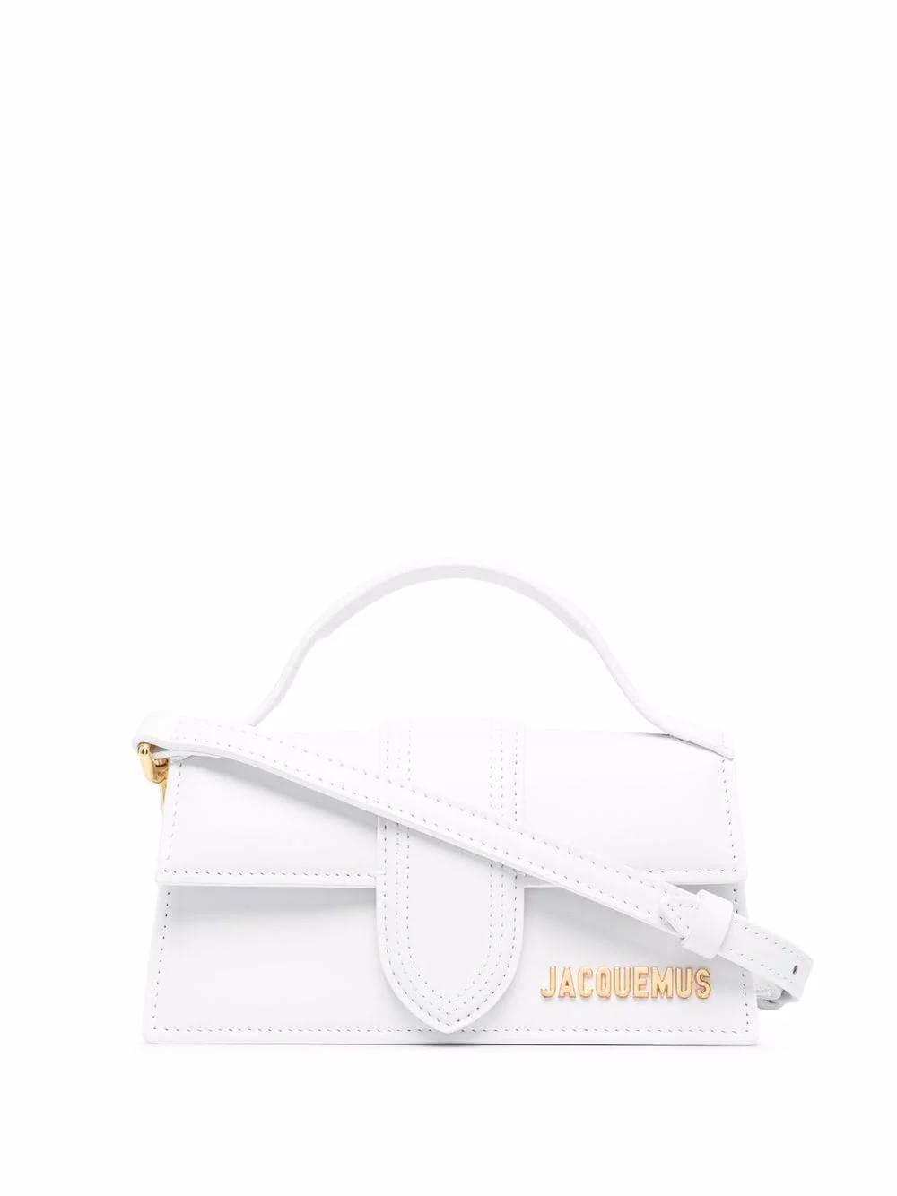 Jacquemus Women's Le Bambino Leather Handbag in White | Size UNI | 213BA006 | LOZURI