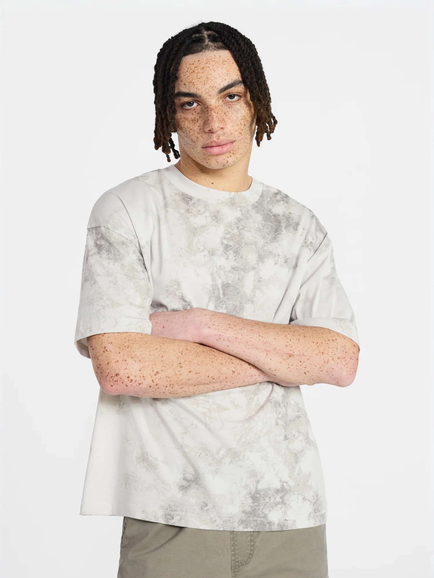 No Boundaries Oversize Tee with Short Sleeves, Men's XS-5XL | Walmart (US)