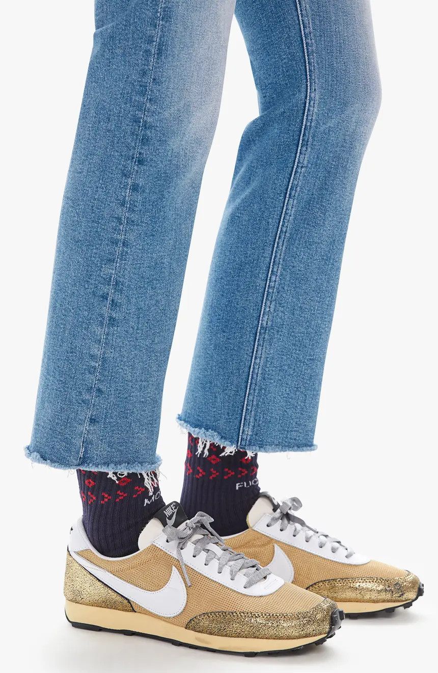 The Tripper Ripped High Waist Fray Hem Ankle Jeans | Nordstrom