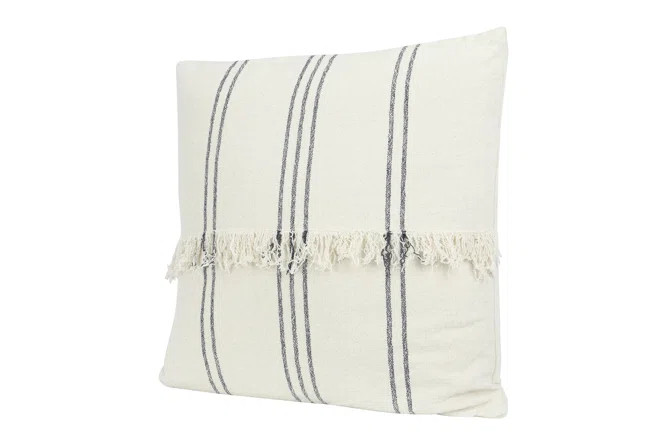 Saster Striped Throw Pillow | Wayfair North America