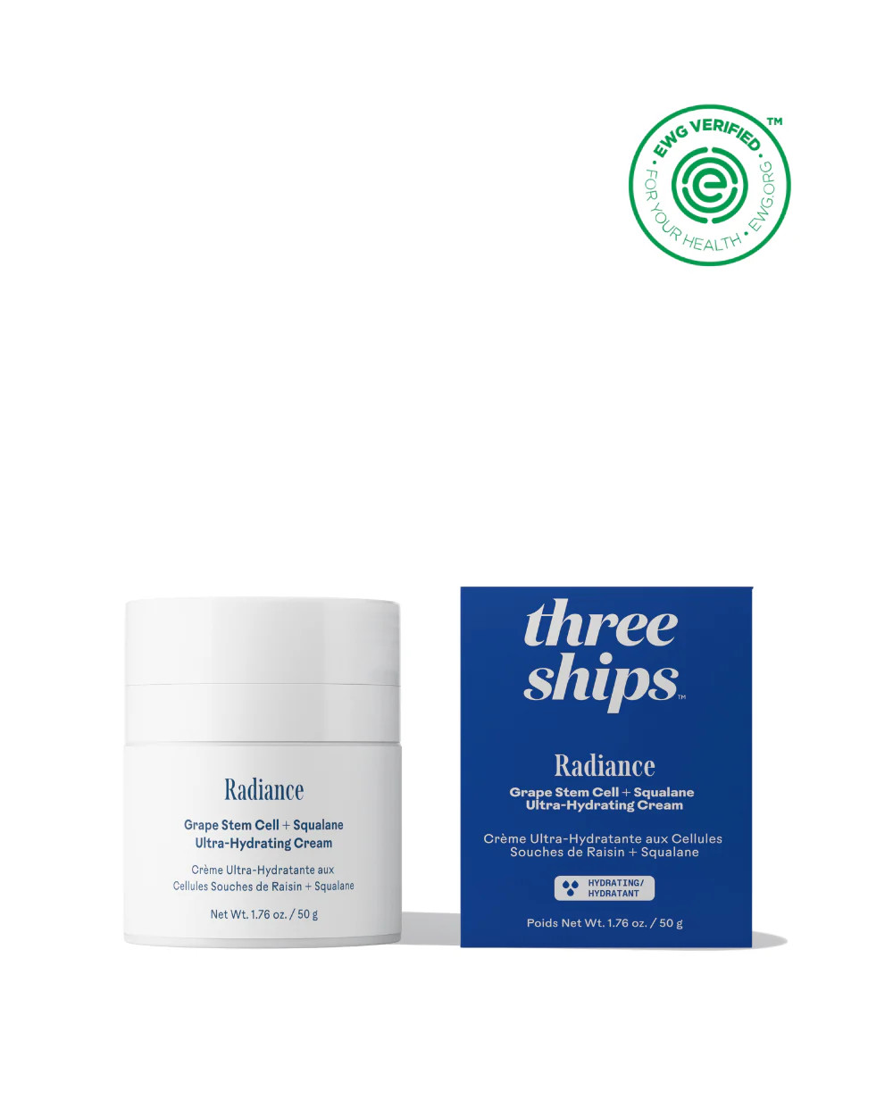 Radiance Stem Cell + Squalane Day Cream | Natural Skincare | Three Ships Beauty