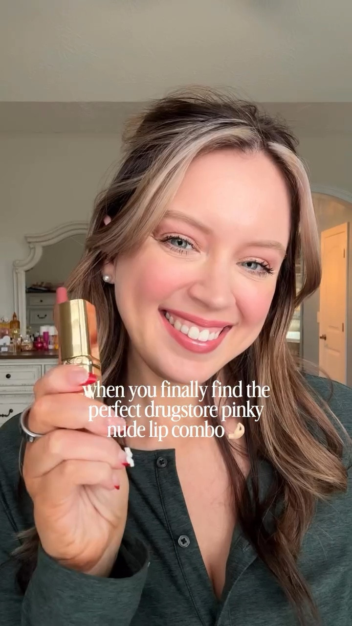 Comment NEED to shop this perfect drugstore pinky nude lip combo 🩷✨🤌🏻 under $15 for both products! 🫢 Also in my amazon storefront under “favorite beauty” 🫶🏻 

Follow @maciejade for more affordable beauty & fashion finds! 💓

nude lip combo | pinky nude lip | drugstore lip combo | holiday beauty | holiday lip combo | affordable lip combo