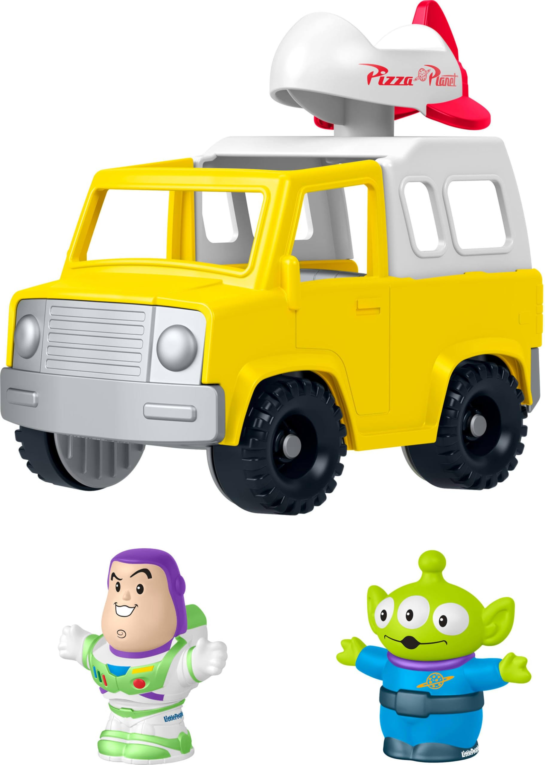Fisher-Price Little People Toddler Toy Disney & Pixar Toy Story Pizza Planet Truck with Buzz Ligh... | Amazon (US)
