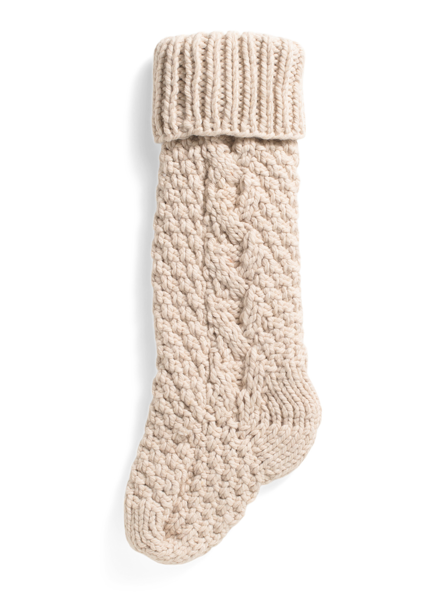 26in Aidan Knit Stocking | Garlands & Trimmings | Marshalls | Marshalls