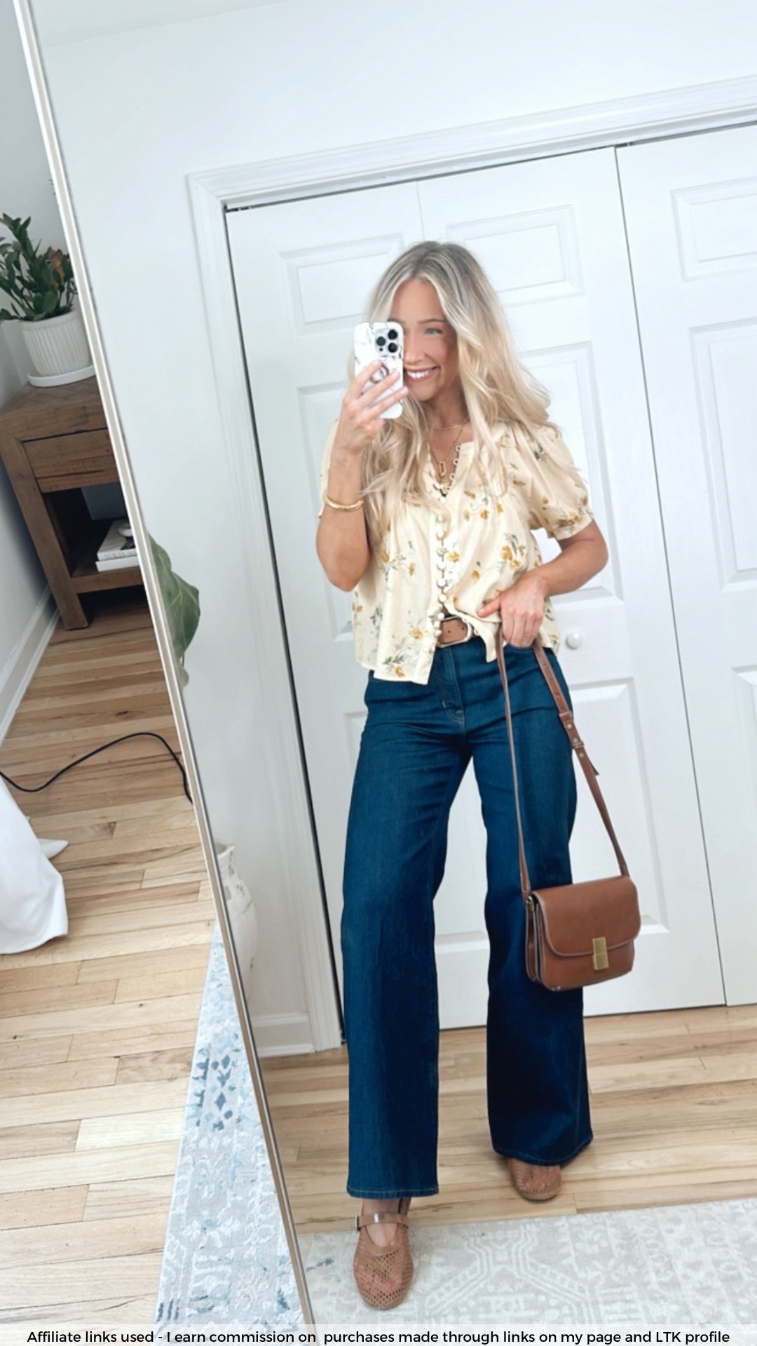 Everyday spring fashion 

Yellow floral top
