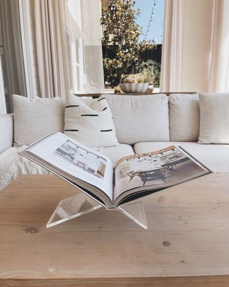 Acrylic book stand, home decor, simple style #StylinbyAylin 

#LTKhome #LTKunder50 #LTKstyletip
