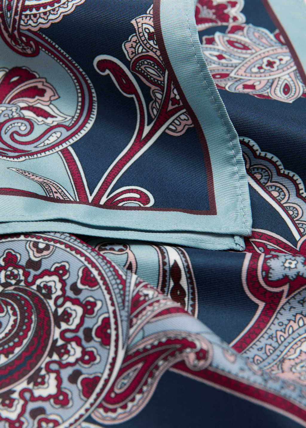 Paisley satin scarf | Mango (US/MX/AU)