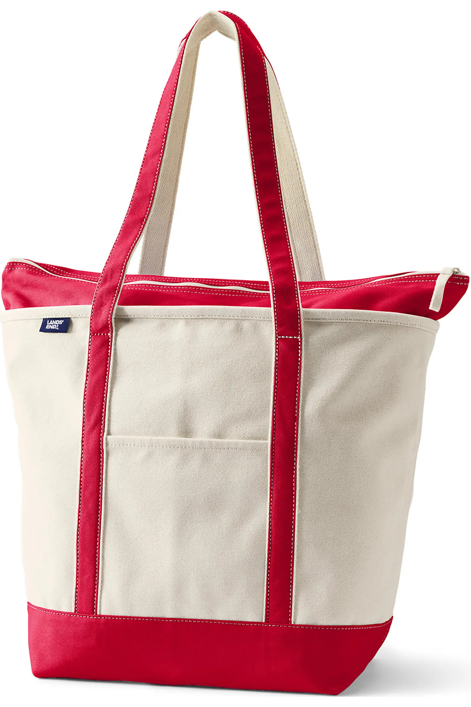 Zip Top Long Handle Canvas Tote Bag | Nordstrom | Nordstrom