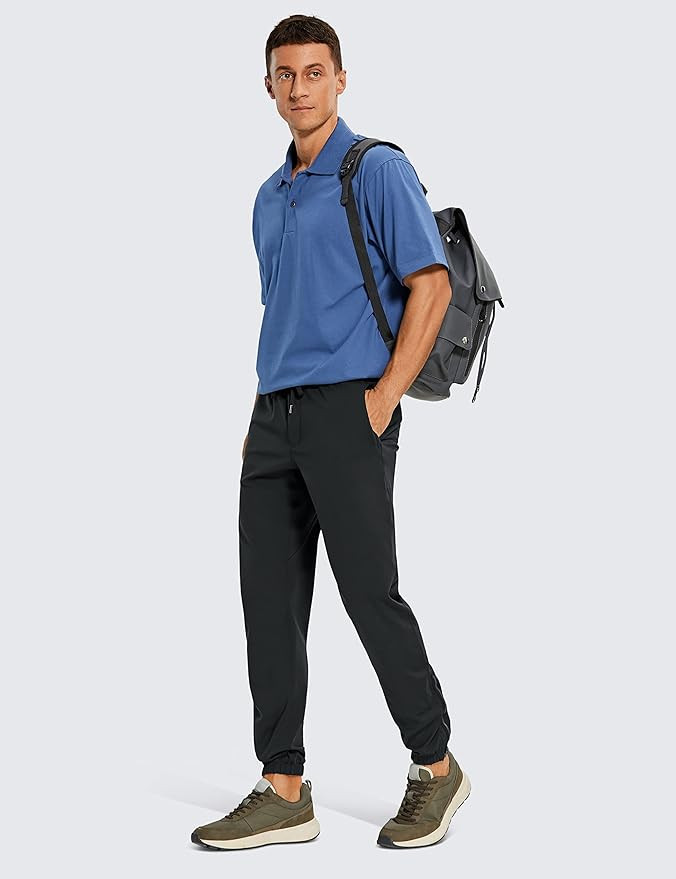 CRZ YOGA Mens 4-Way Stretch Golf Joggers with Pockets 30"/32" - Work Sweatpants Track Gym Athleti... | Amazon (US)