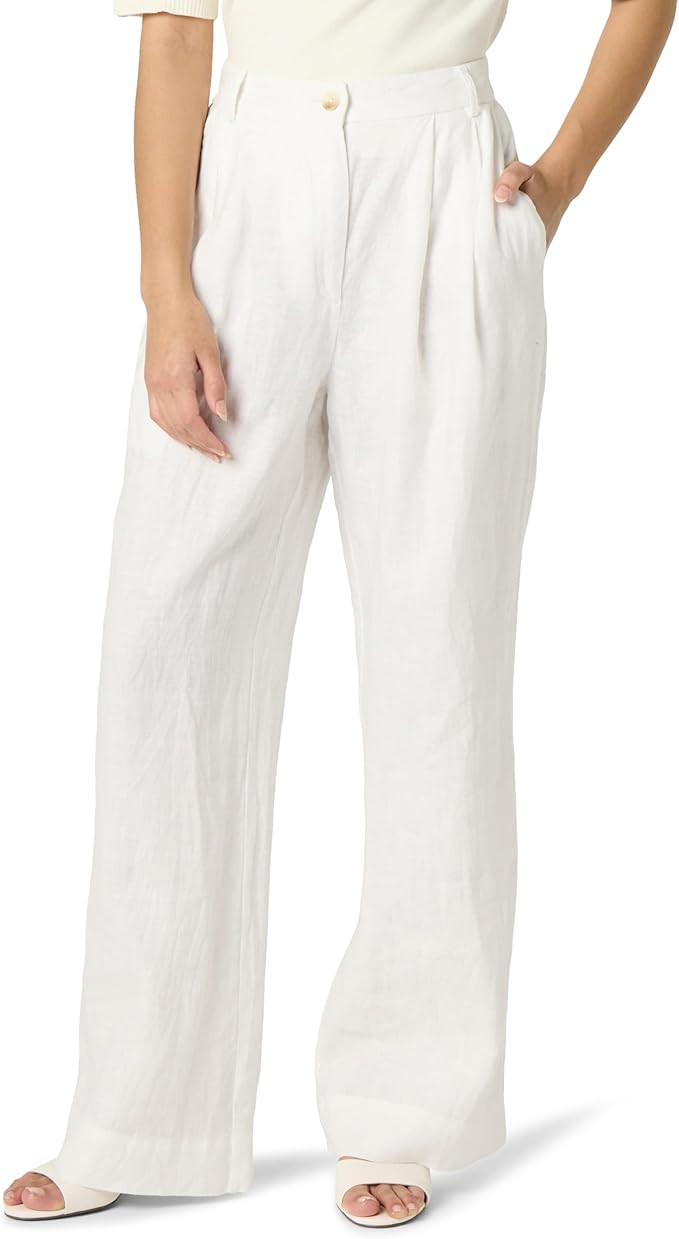 The Drop Women's Amalia Relaxed Pleated Trousers | Amazon (US)