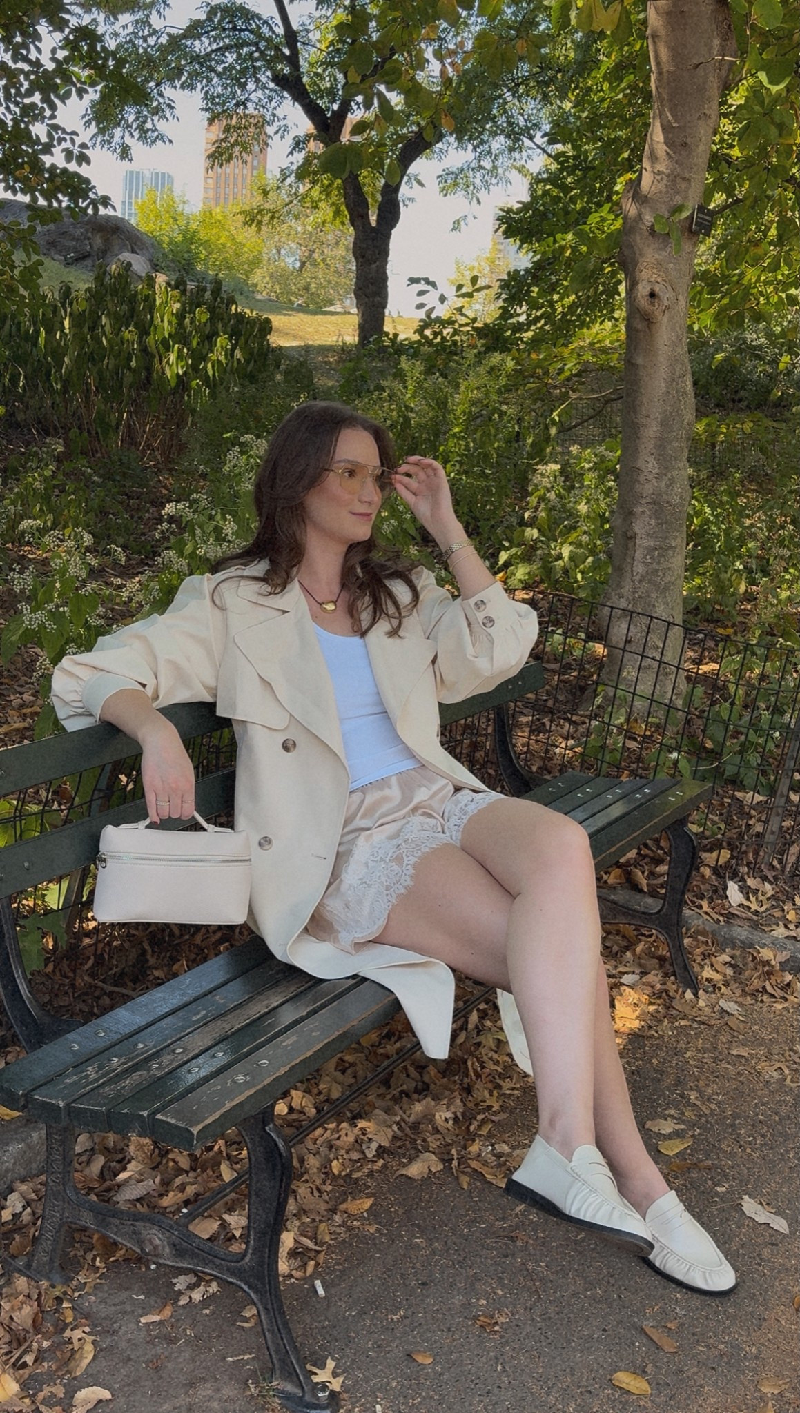 NYC Fall Outfit, Central Park Outfit, New York Fall Style, City Chic Look, Fall Neutrals, Neutral Outfit Inspo, Casual Chic Outfit, Fall City Fashion, Elegant Fall Look, Minimalist Street Style, Neutral Layers, Cream Trench Coat, Lace Shorts Outfit, Ivory Loafers, Transitional Fall Outfit, Cozy Fall Aesthetic, Brunch In NYC Outfit, Central Park Stroll, City Girl Style, Modern Classic Fashion, Quiet Luxury Look, Cream On Cream Outfit, Elevated Basics, Timeless Neutrals, Weekend In New York Outfit, Fall Fashion 2025, Neutral Fall Wardrobe, Soft Tones Outfit, Parisian Inspired Look, Chic Neutral Style, Capsule Wardrobe Essentials

#LTKShoeCrush #LTKStyleTip #LTKSeasonal