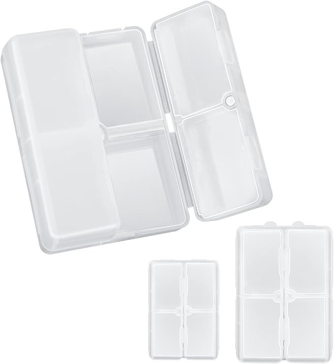 FYY 2 Pcs Daily Pill Organizer, 7 Compartments Portable Pill Case Travel Pill Organizer,[Folding ... | Amazon (US)