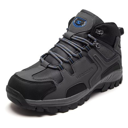 HOBIBEAR Men s Ankle High Waterproof Hiking Boots Outdoor Lightweight Shoes | Walmart (US)