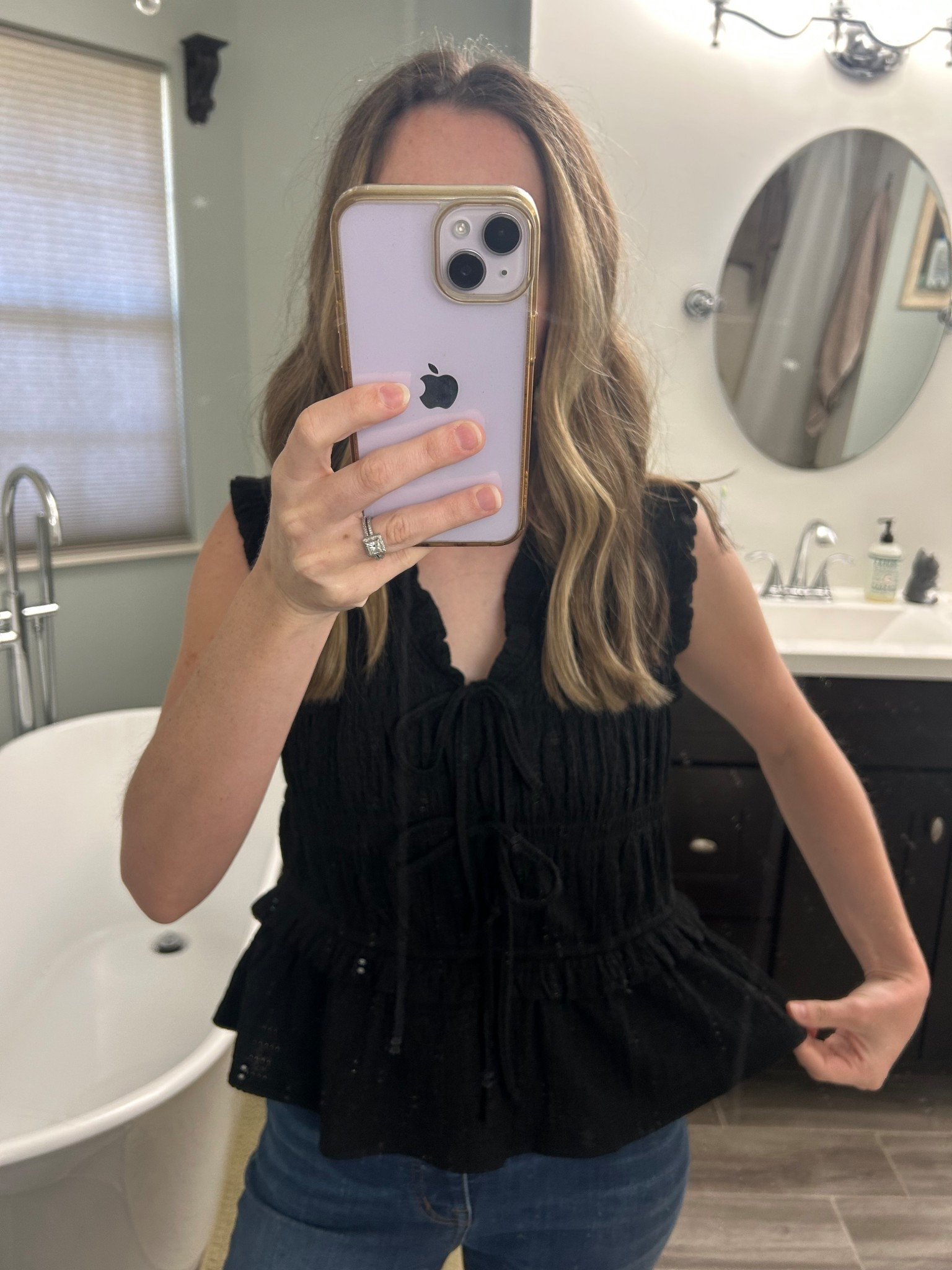I’m so obsessed with this adorable tie front top from @walmart that I bought it in every color! 

It would be adorable as a teacher outfit, work outfit, date night outfit, or girls night outfit!

#teacheroutfits #workoutfits #cutetops

#LTKFindsUnder50 #LTKFindsUnder100