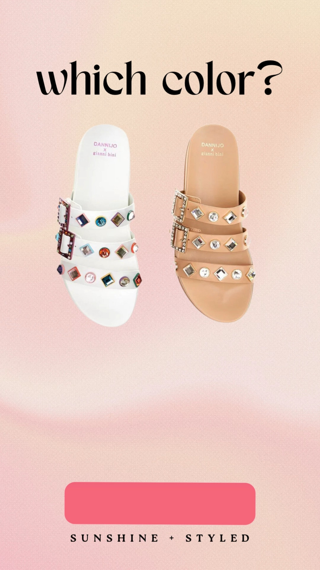 The cutest shoes from DANNIJO x Gianni Bini, exclusively at Dillard’s 💕