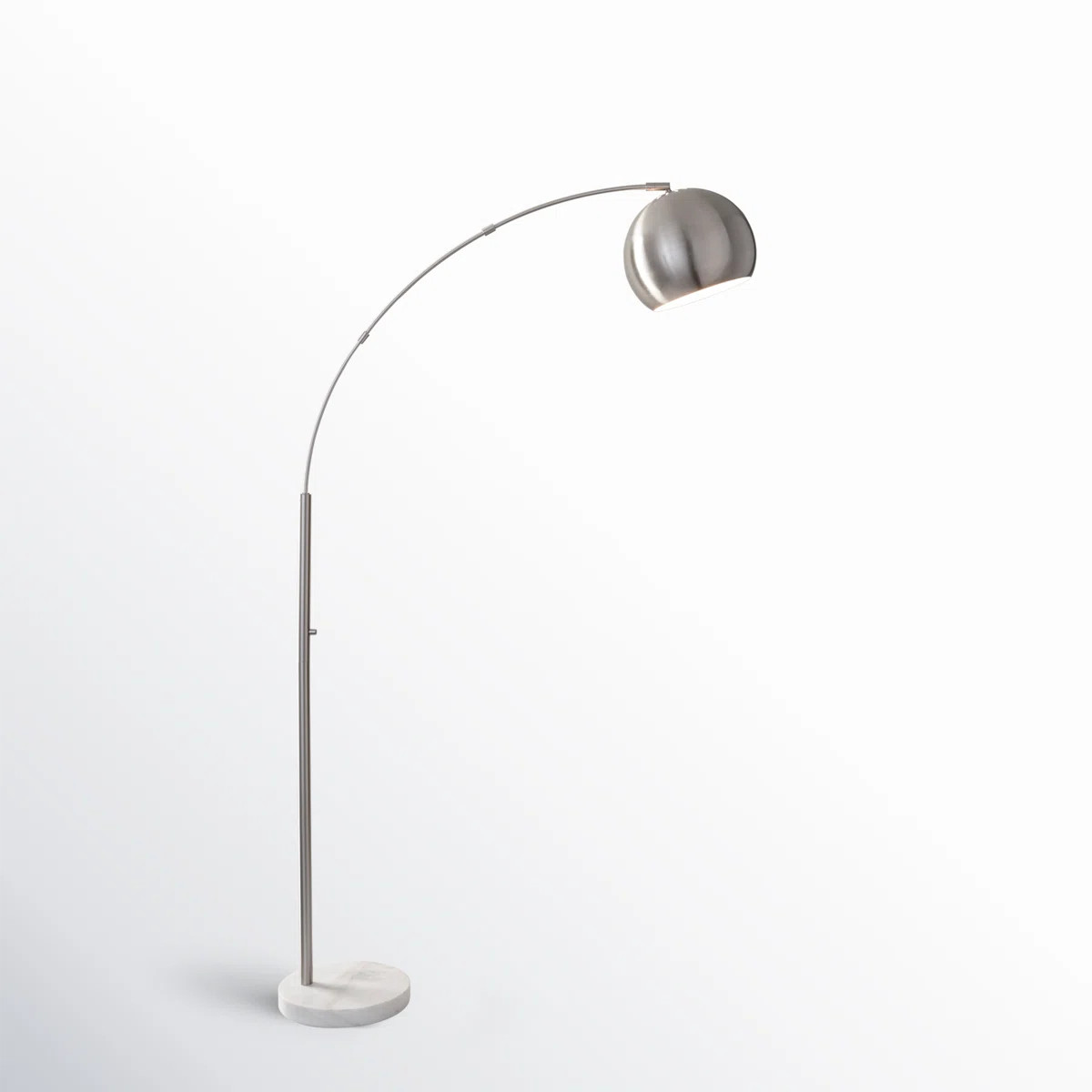Georgia 78'' White Arched Floor Lamp | Wayfair North America