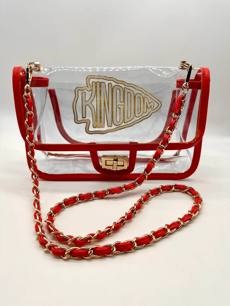 Chiefs Kingdom Kansas City Crossbody Clear Purse. Kansas City - Etsy | Etsy (US)