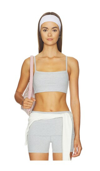WellBeing + BeingWell Allyn Lounge Bra in Grey. - size XS | Revolve Clothing (Global)