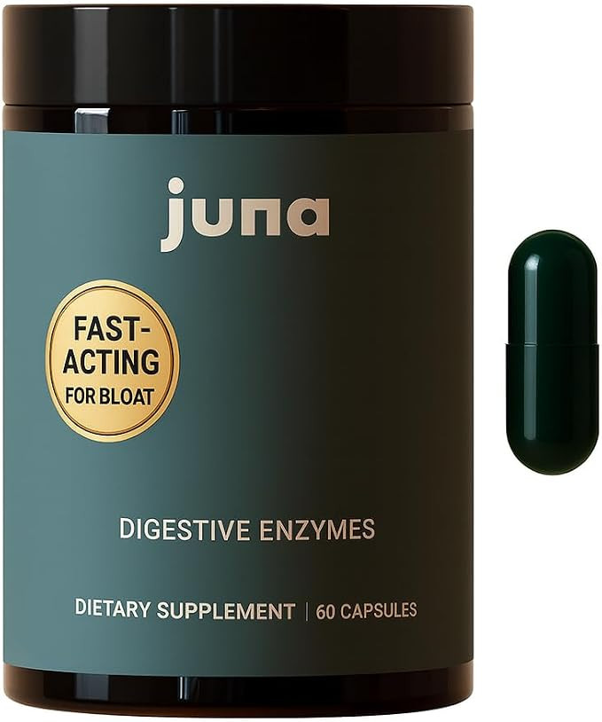 Juna Digestive Enzymes + Probiotic — 3-in-1 Daily Gut Support for Bloat Relief, Smooth Digestio... | Amazon (US)