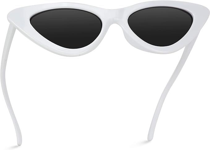 WearMe Pro - Retro Vintage Tinted Lens Cat Eye Sunglasses | Amazon (US)