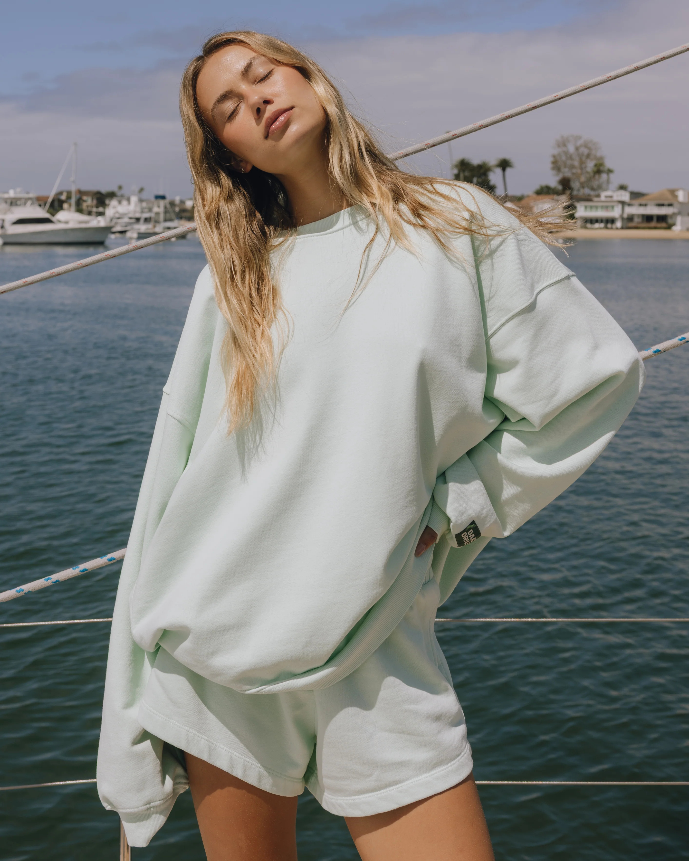 Unisex Oversized Crew - Surf | Daily Drills LLC