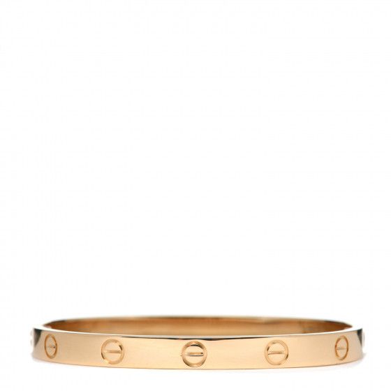 CARTIER 18K Yellow Gold LOVE Bracelet 17 | FASHIONPHILE | Fashionphile