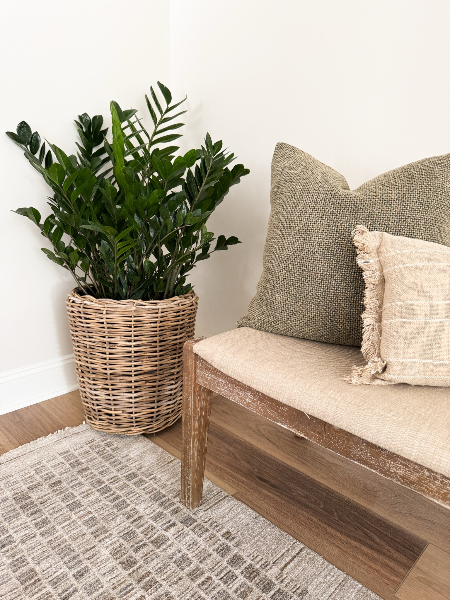 Neutral Mudroom 
Modern Organic Home 
Mudroom Bench 

#LTKHome #LTKStyleTip #LTKMostLoved