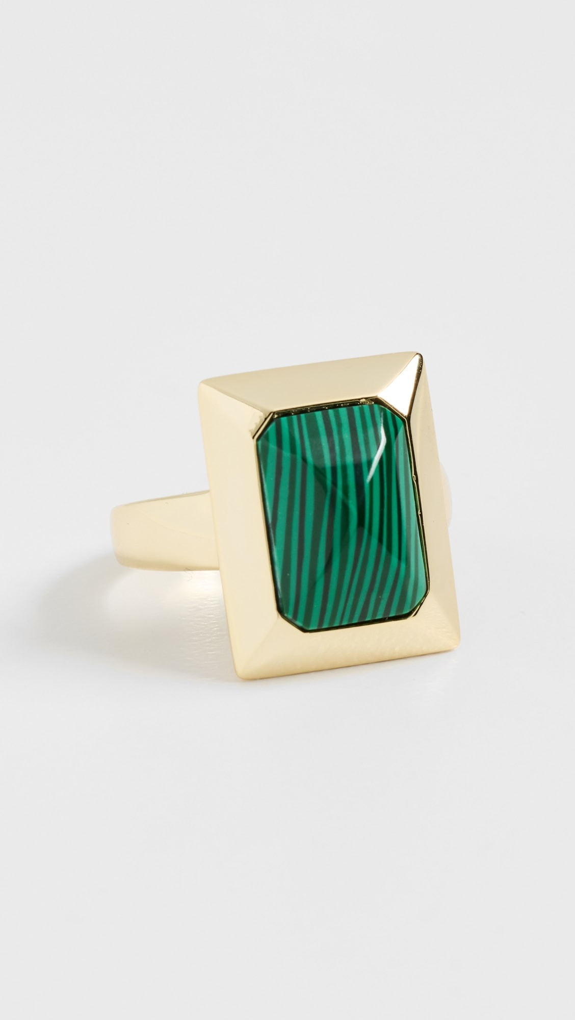 Colored Baguette Stone Rectangle Ring | Shopbop